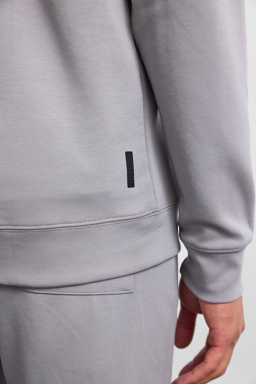 Gri Regular Fit Yarım Fermuarlı Sweatshirt