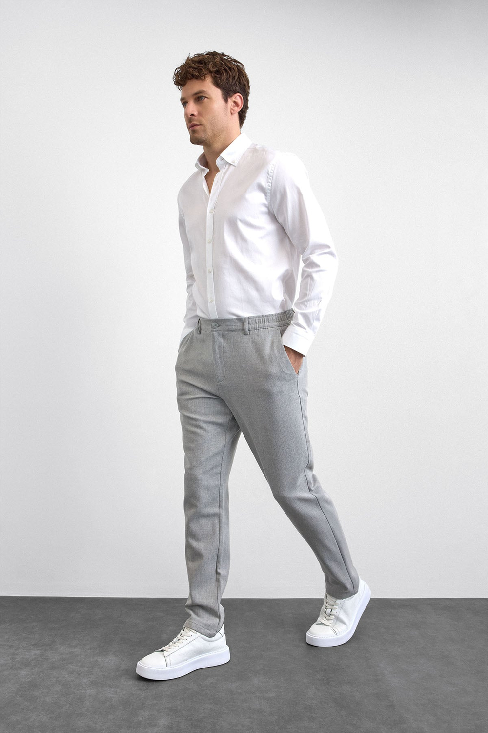 Gri Jogger Pantolon