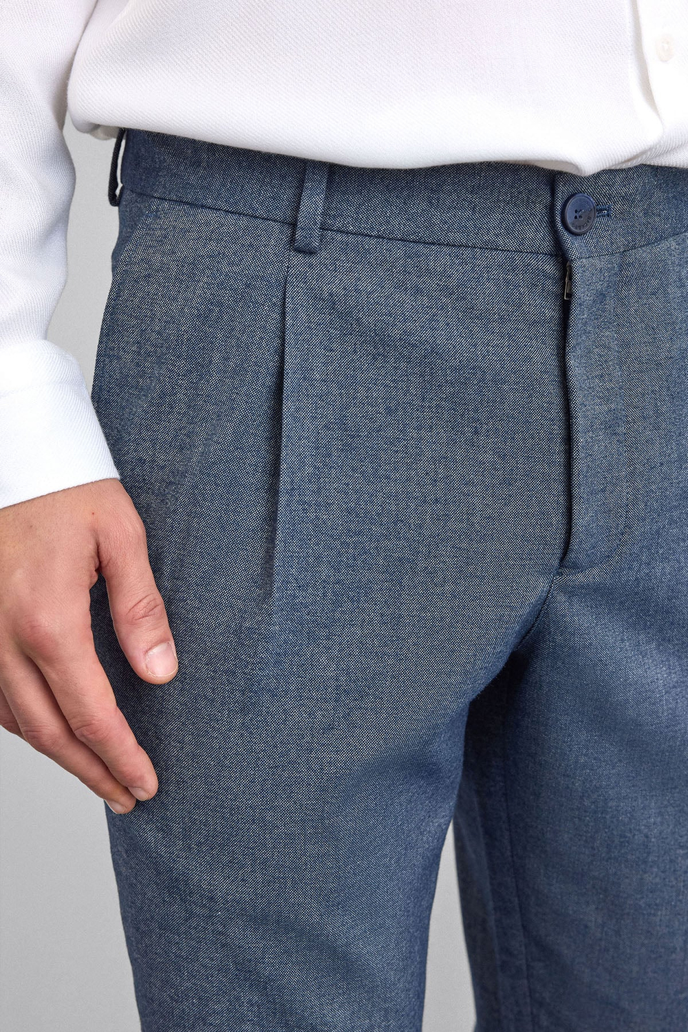 Beli Lastikli Lacivert Cepli Jogger Pantolon