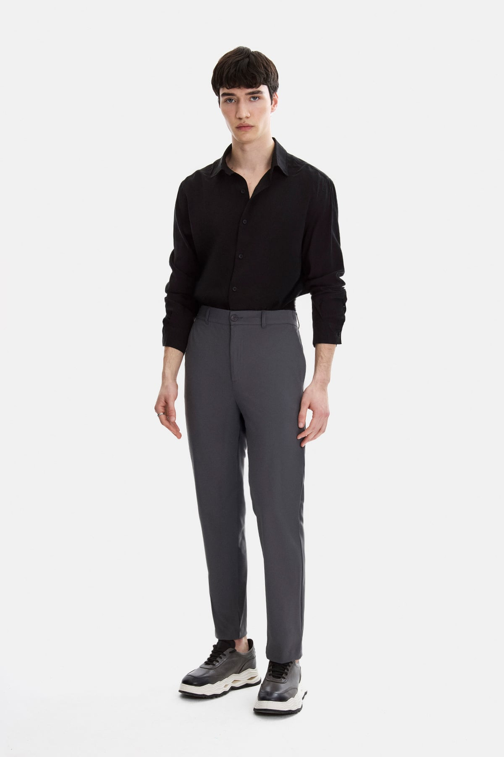 Gri Jogger Pantolon