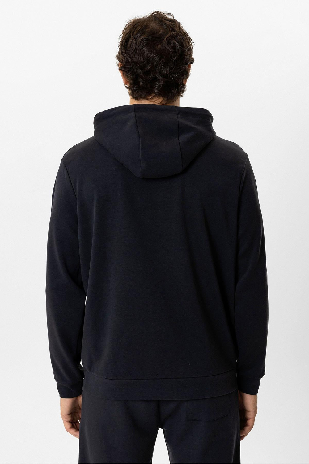 Antrasit Regular Fit Kapüşonlu Kanguru Cepli Sweatshirt
