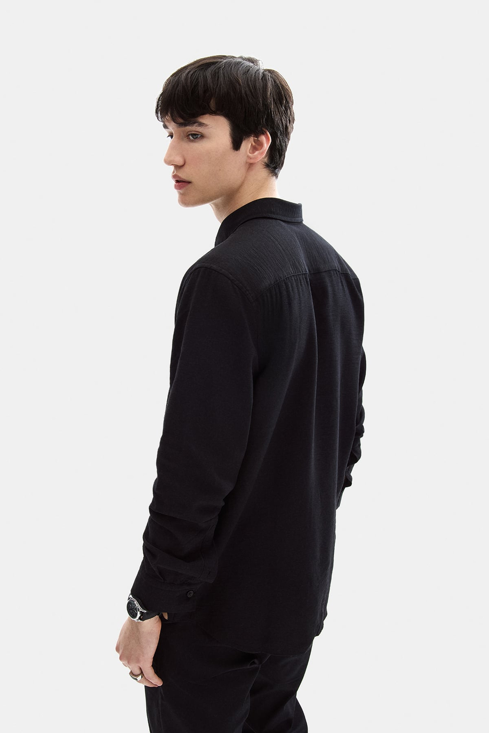 Siyah Regular Fit Gömlek