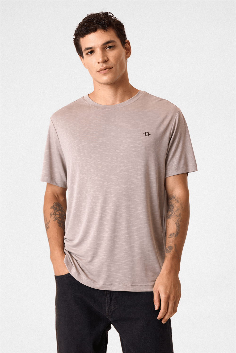 Regular Fit Basic Vizon Tişört