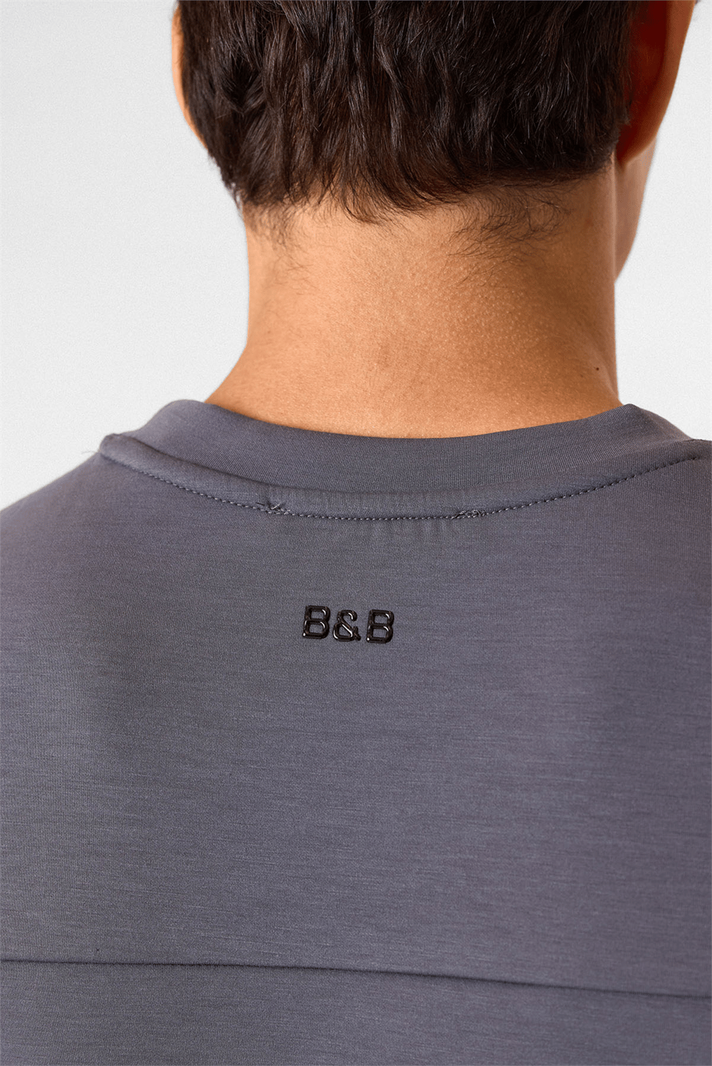 Regular Fit Bisiklet Yaka Gri Sweatshirt