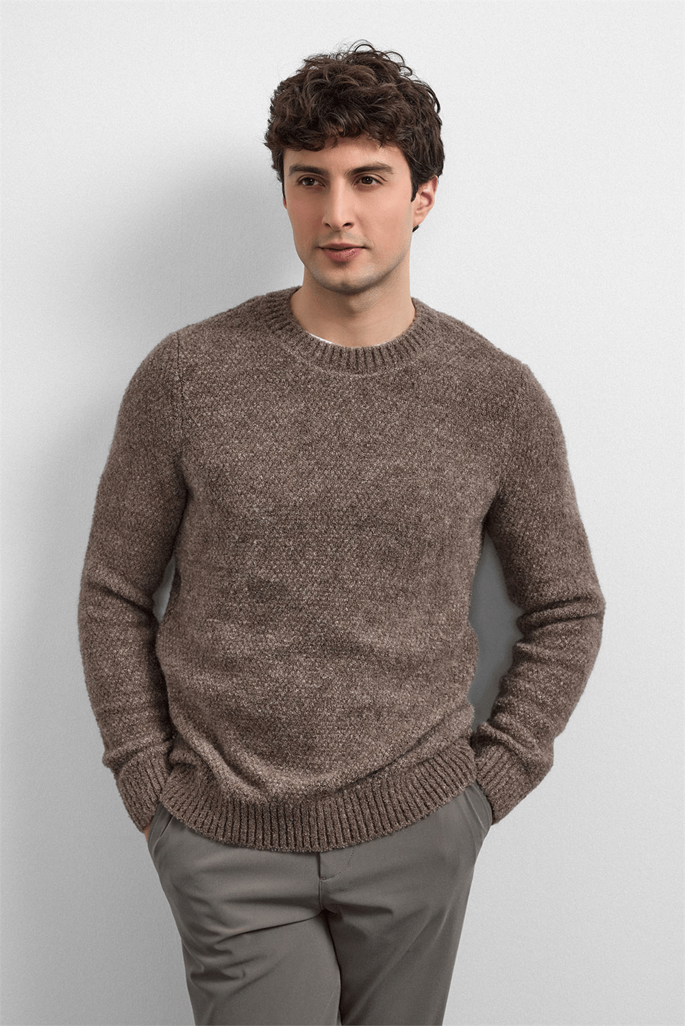 Vizon Regular Fit Bisiklet Yaka Triko Kazak
