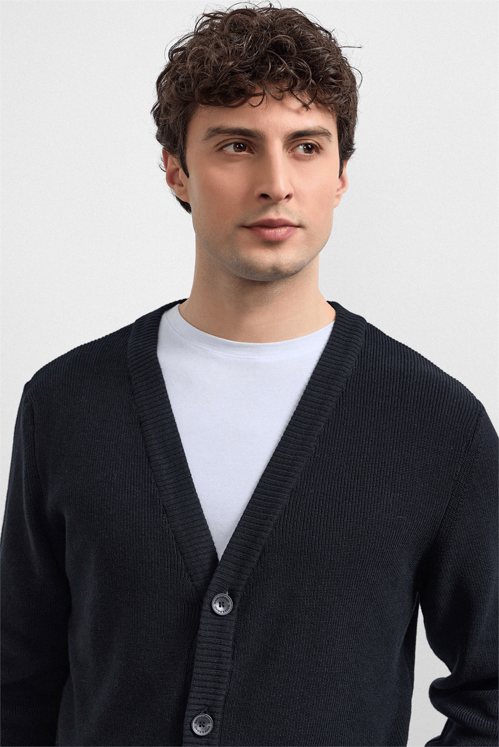 Siyah Regular Fit Hırka