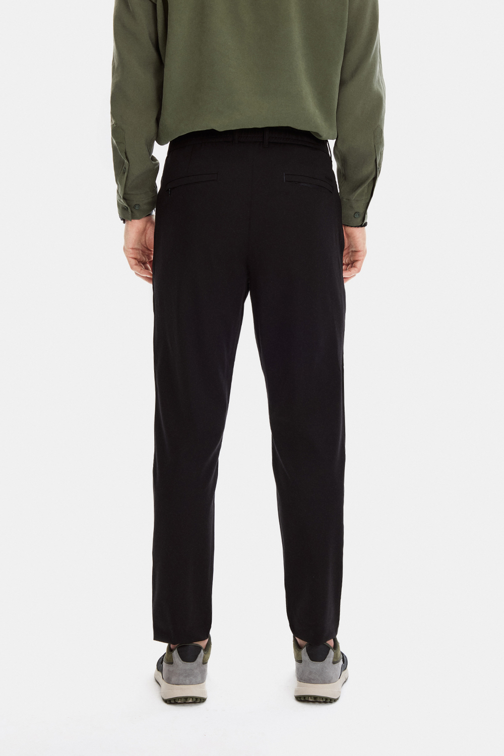 Siyah Regular Fit Jogger Pantolon