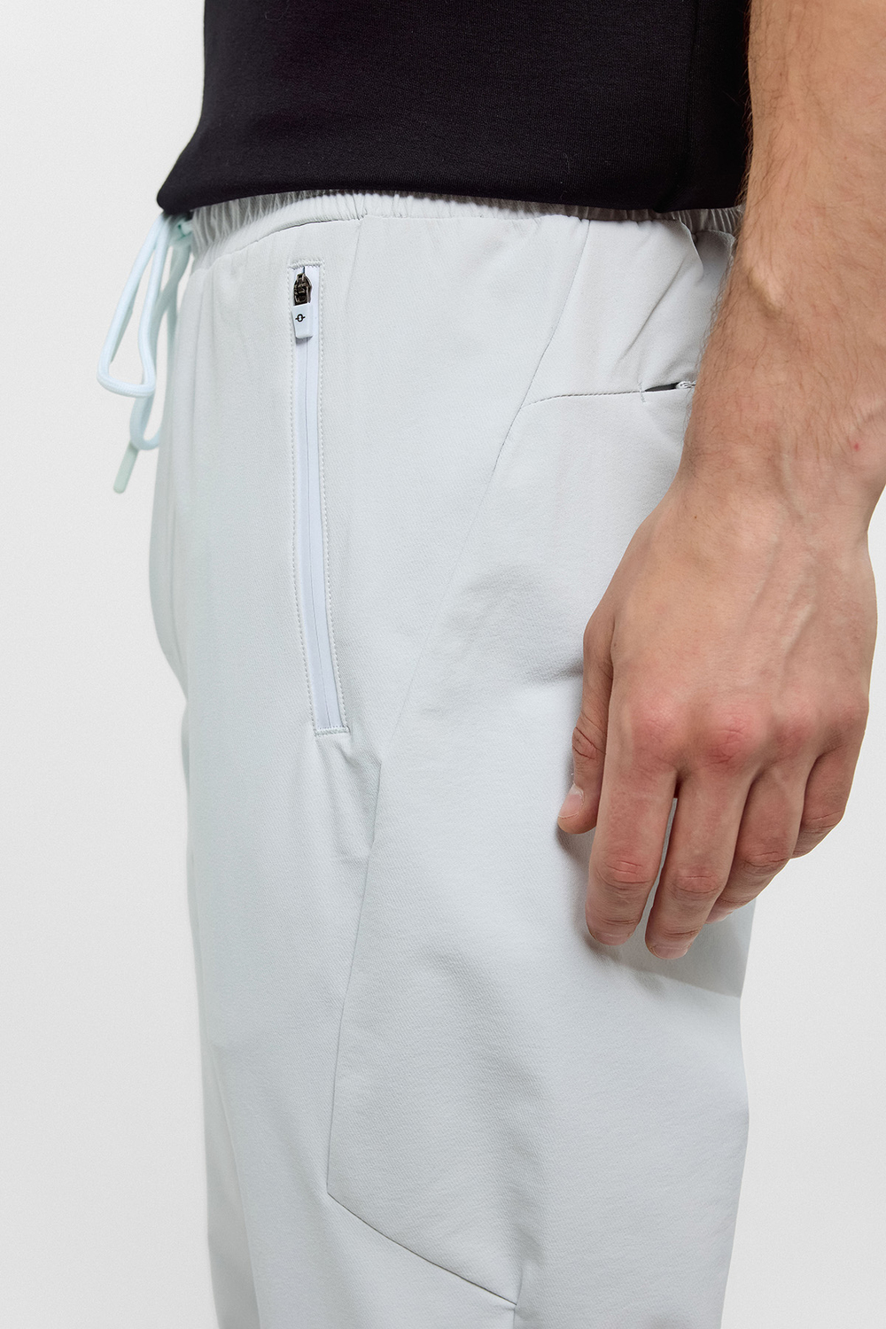 Açık Gri Regular Fit Jogger Pantolon
