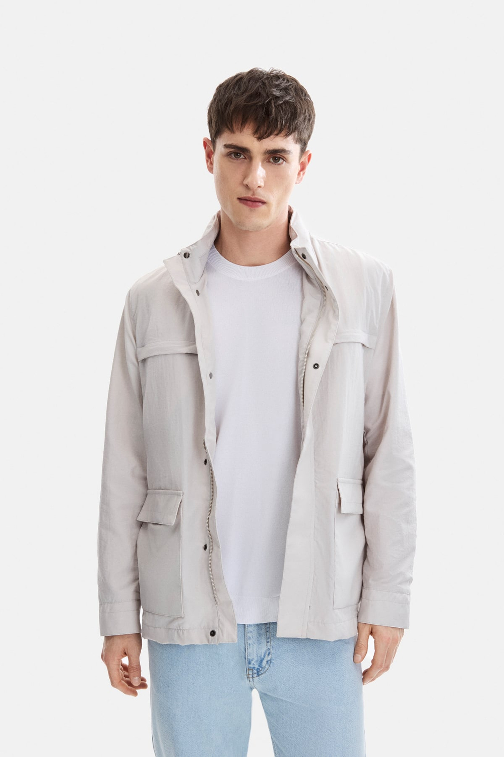 Taş Regular Fit Uzun Ceket