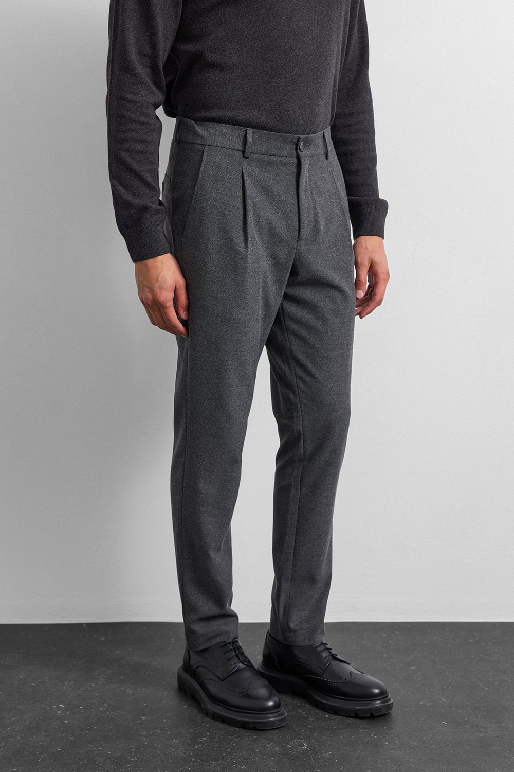 Siyah Jogger Dokuma Pantolon 