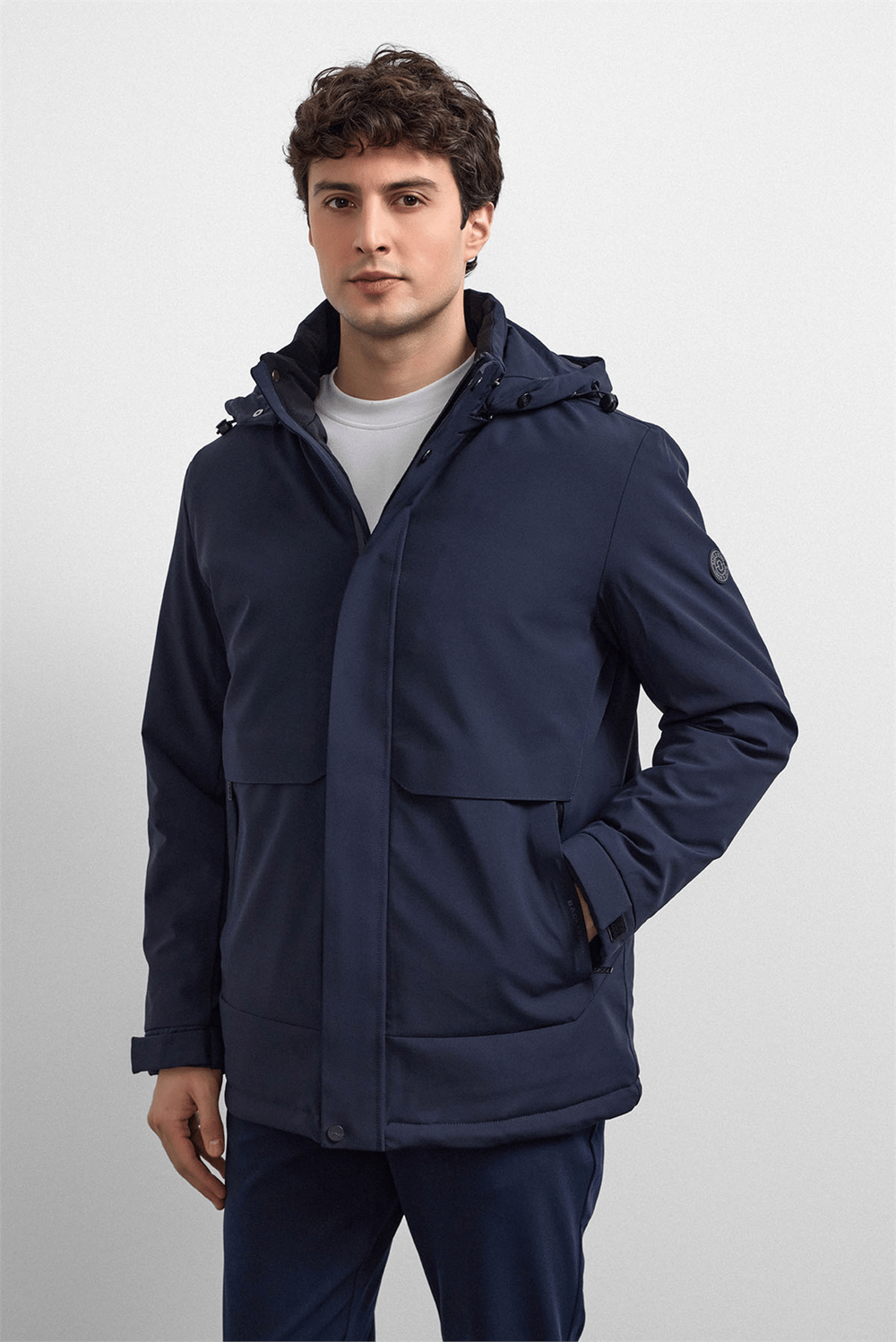 Lacivert Smart Fit Mont