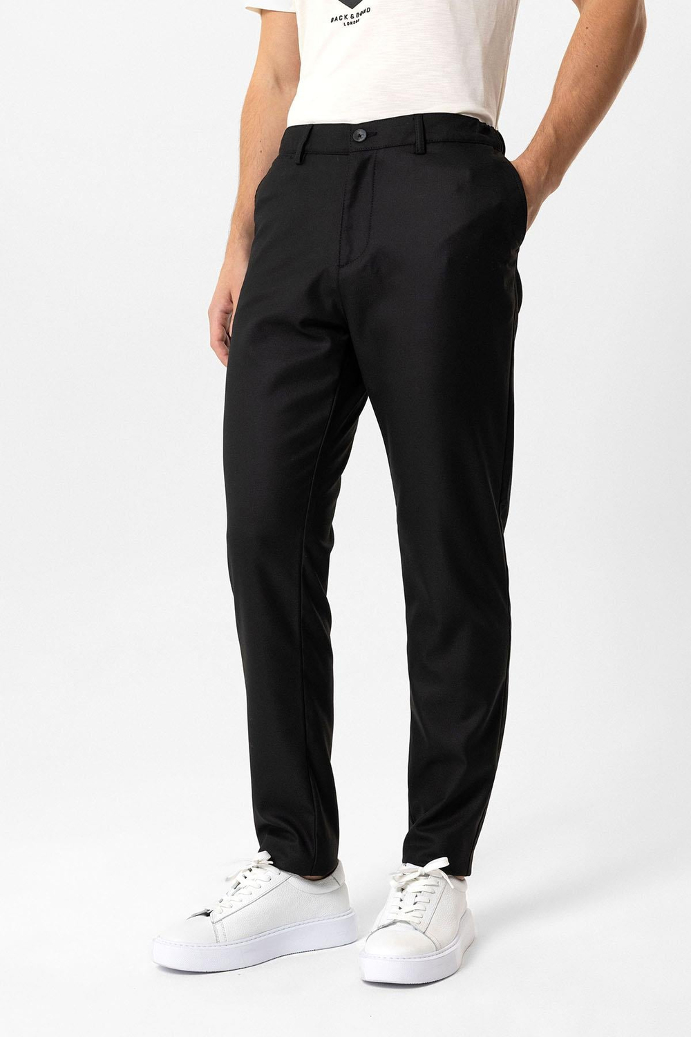 Siyah Smart Fit Jogger Pantolon
