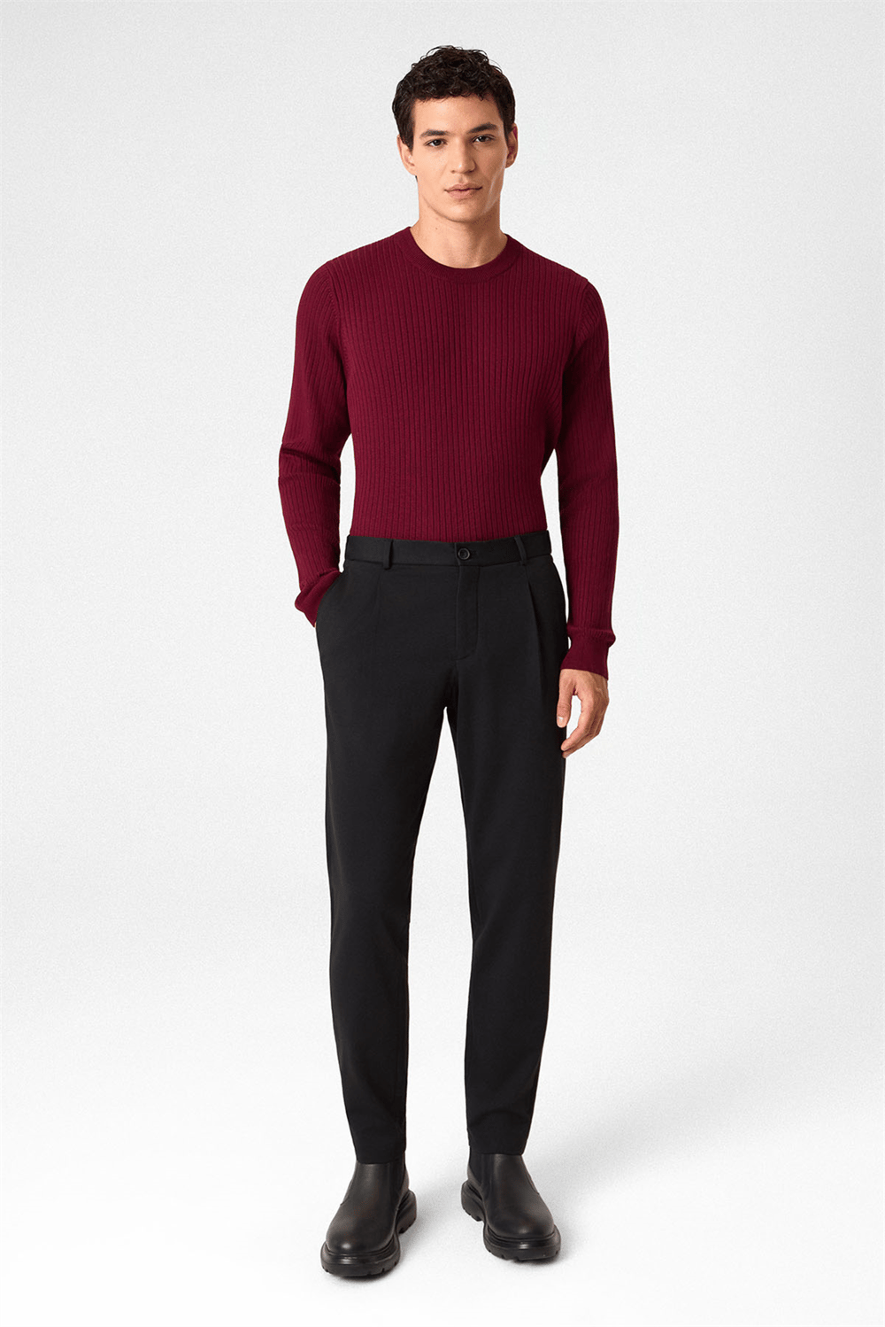Siyah Slim Fit Takım Pantolon