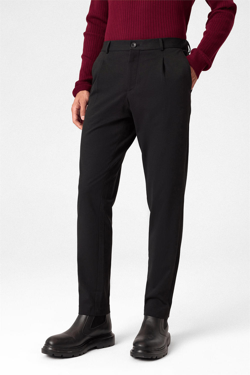 Siyah Slim Fit Takım Pantolon