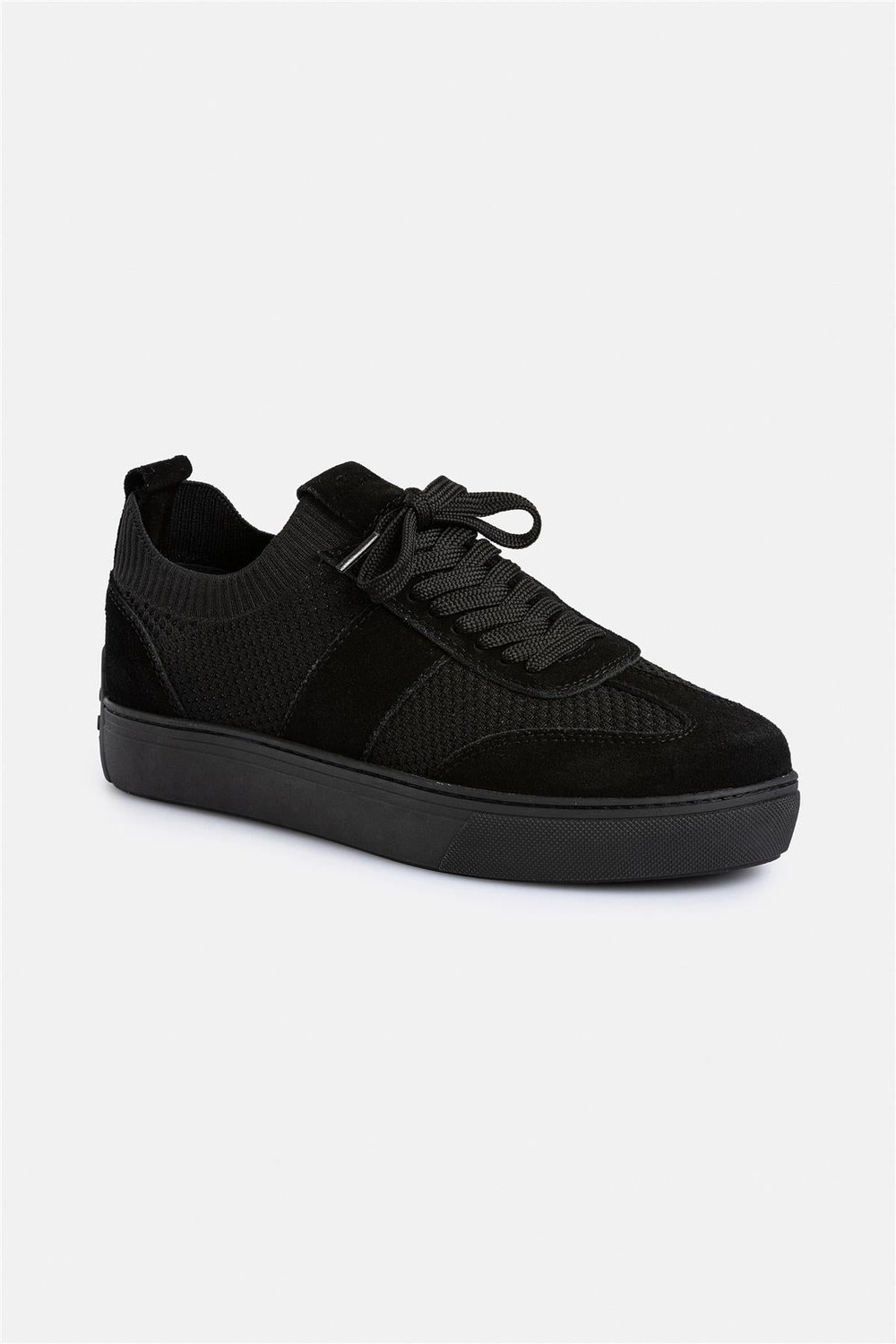 Termo Taban Siyah Bağıcıklı Sneaker Ayakkabı