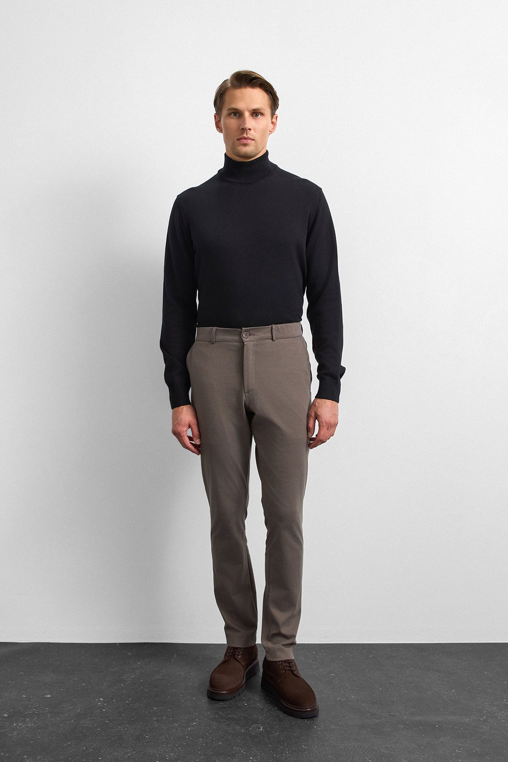 Vizon Slim Fit Örme Jogger Pantolon