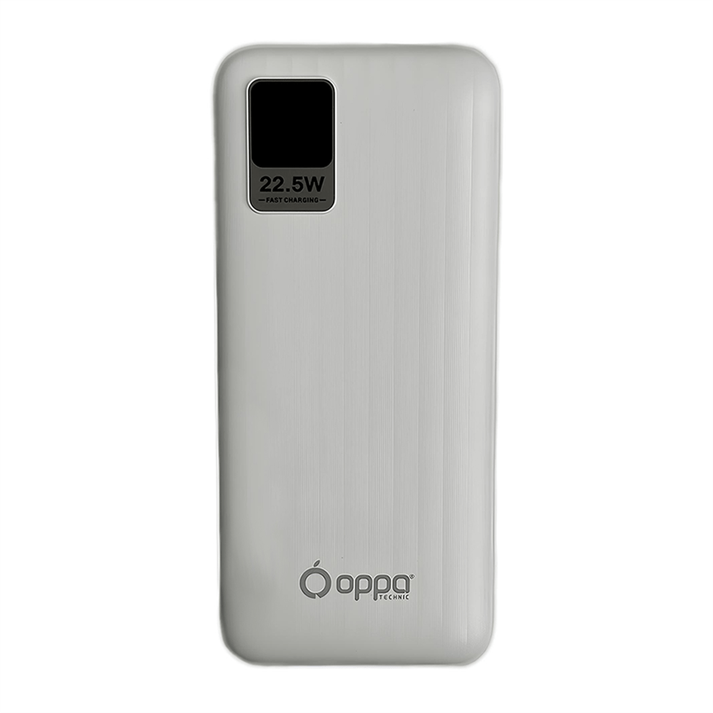 Oppa 20.000 mAh Kablolu Powerbank Beyaz