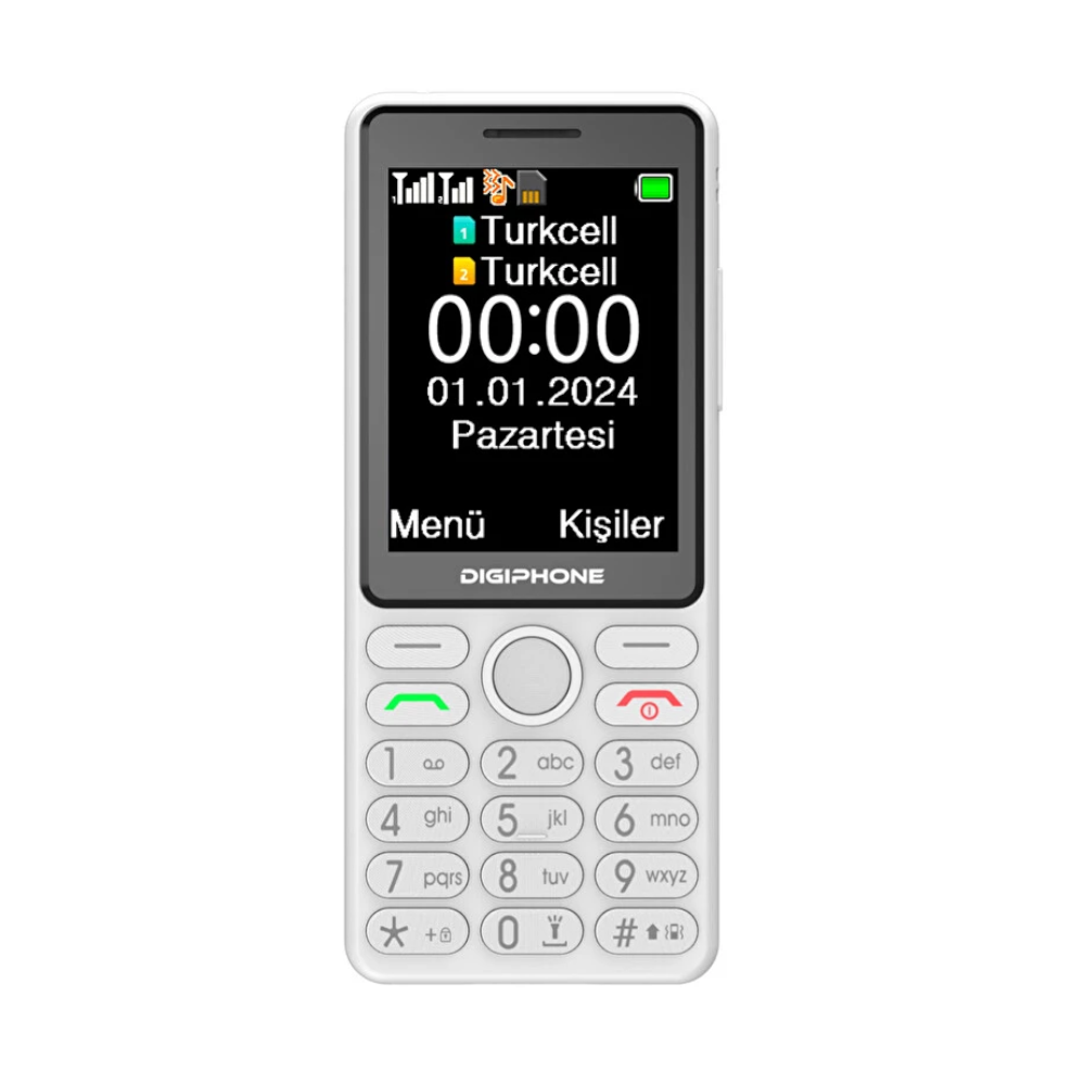 Dıgıhone S600 White Tuşlu Telefon (Sıfır)