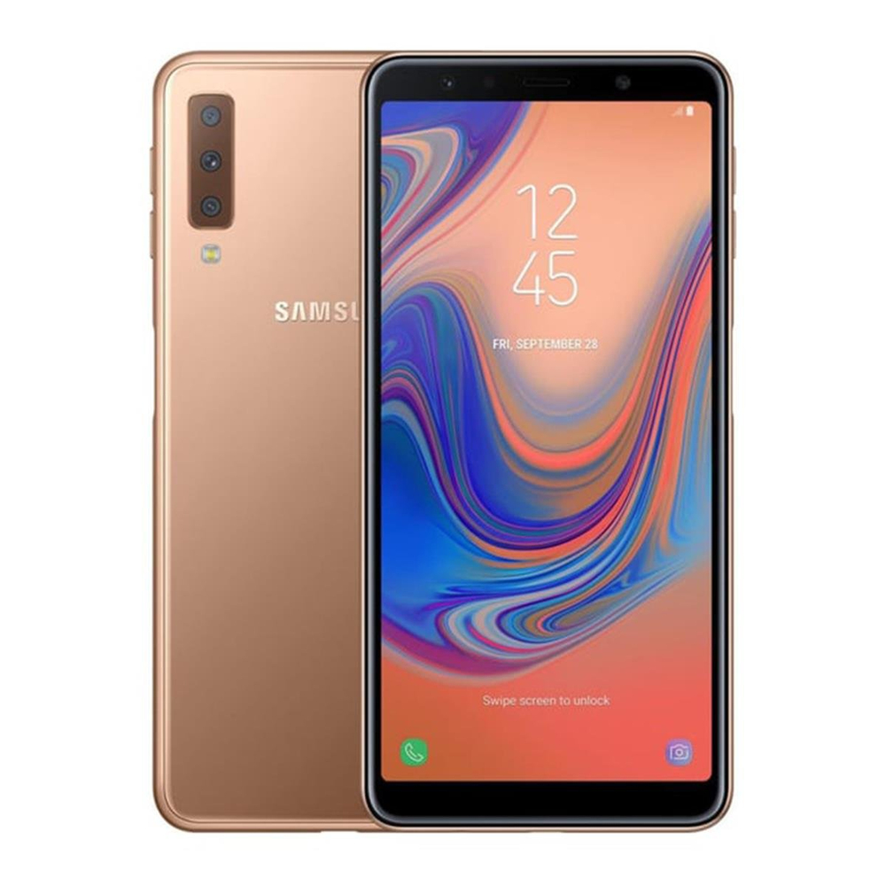 Yenilenmiş Samsung Galaxy A7 2018 64 GB Gold B Kalite (12 Ay Garantili)