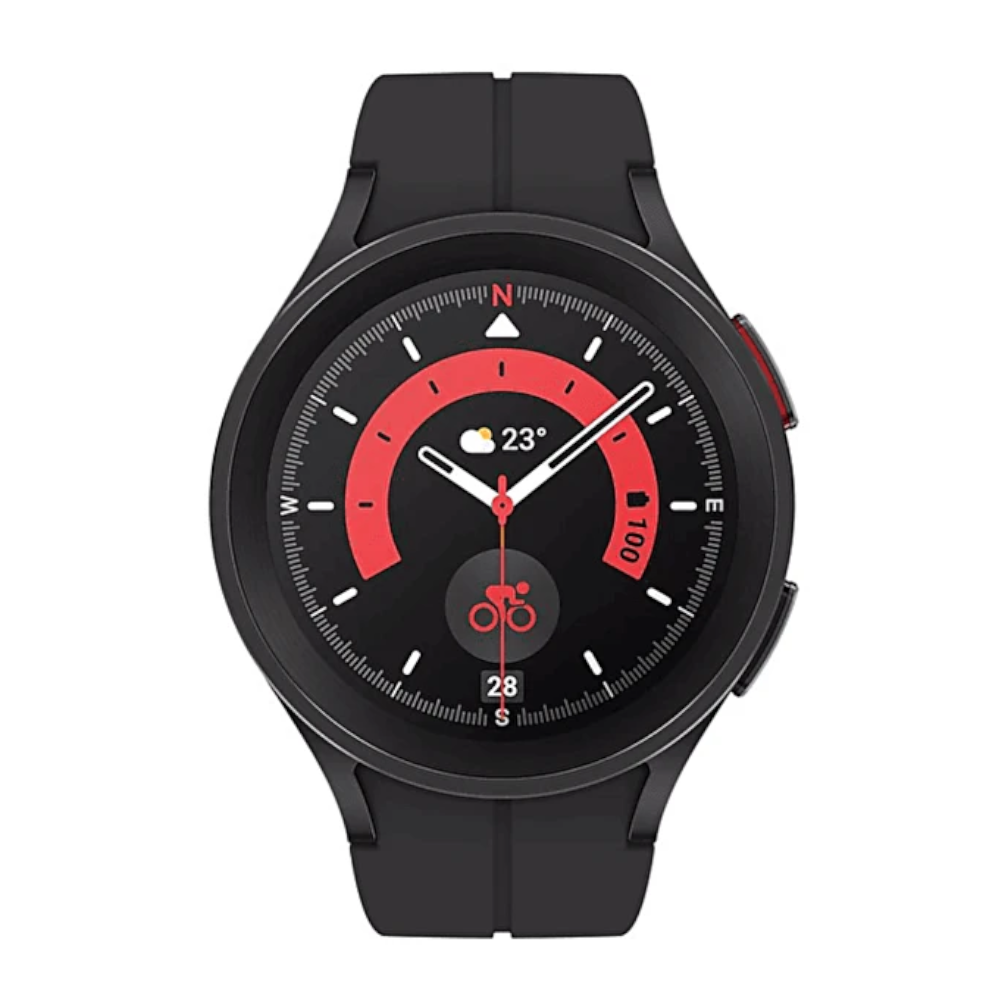 Yenilenmiş Samsung Galaxy Watch 5 Pro 45MM Titanium  R920 Black B Kalite (12 Ay Garantili) 