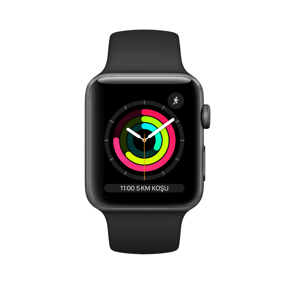 Yenilenmiş Apple Watch 3 42MM Spce Gray C Kalite (12 Ay Garantili)
