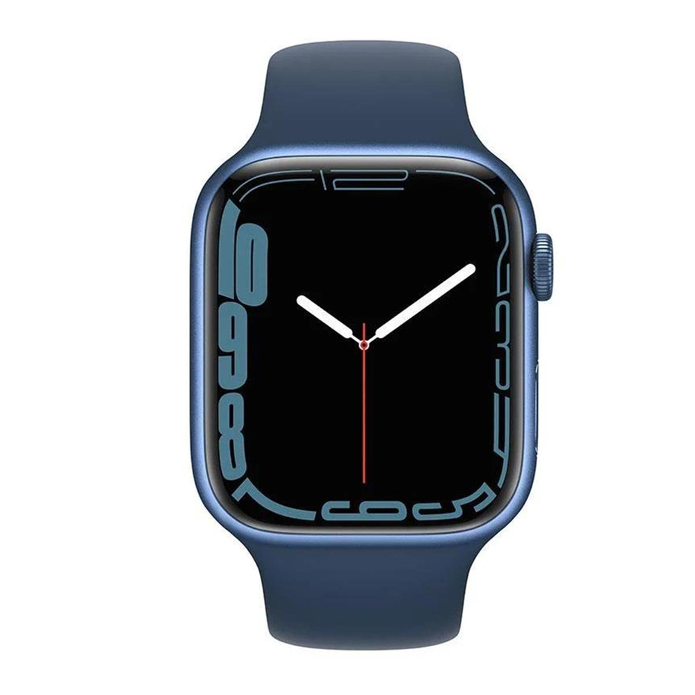Apple Watch Series 7 45MM Blue Aluminium GPS Teşhir (12 Ay Garantili)