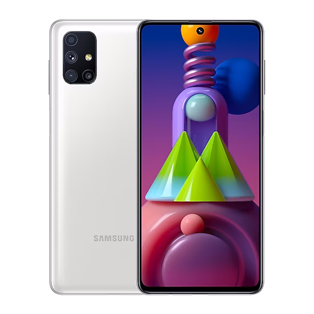 Samsung Galaxy M51 White 128 GB D Kalite Outlet (12 Ay Garantili)