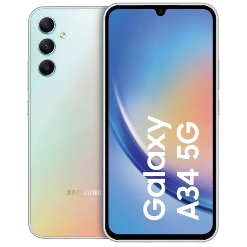 Samsung Galaxy A34 128 GB Gümüş (Resmi Distribütor Garantili)