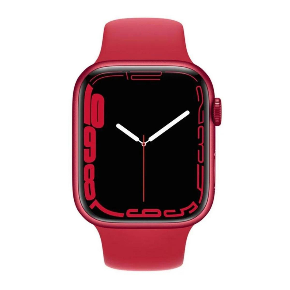 Apple Watch Series 7 45MM Red Aluminium GPS  Teşhir (12 Ay Garantili)