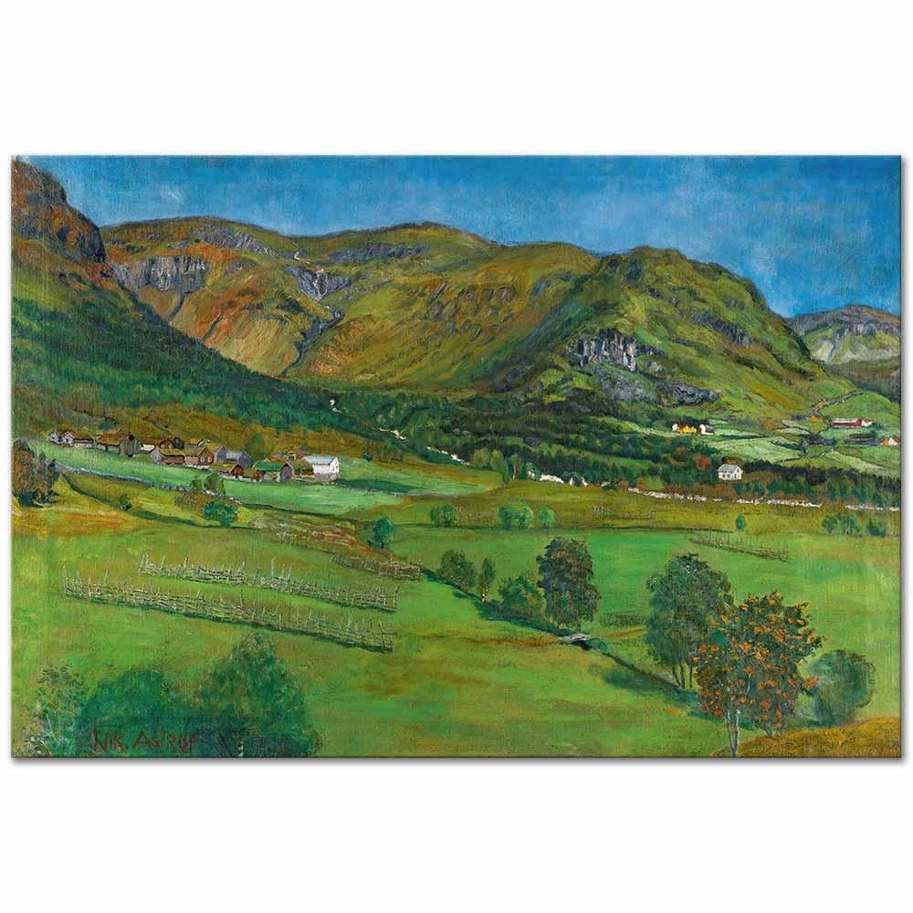 Nikolai Astrup Ålhustunet, Jølster Kanvas Tablo