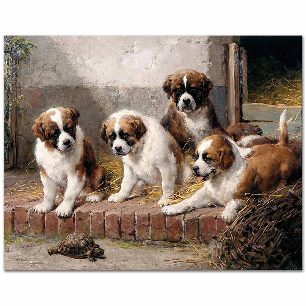 A Fascinating Encounter by Otto Eerelman as Fine Art Print