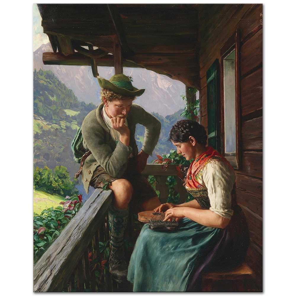 Emil Rau Serenat Kanvas Tablo