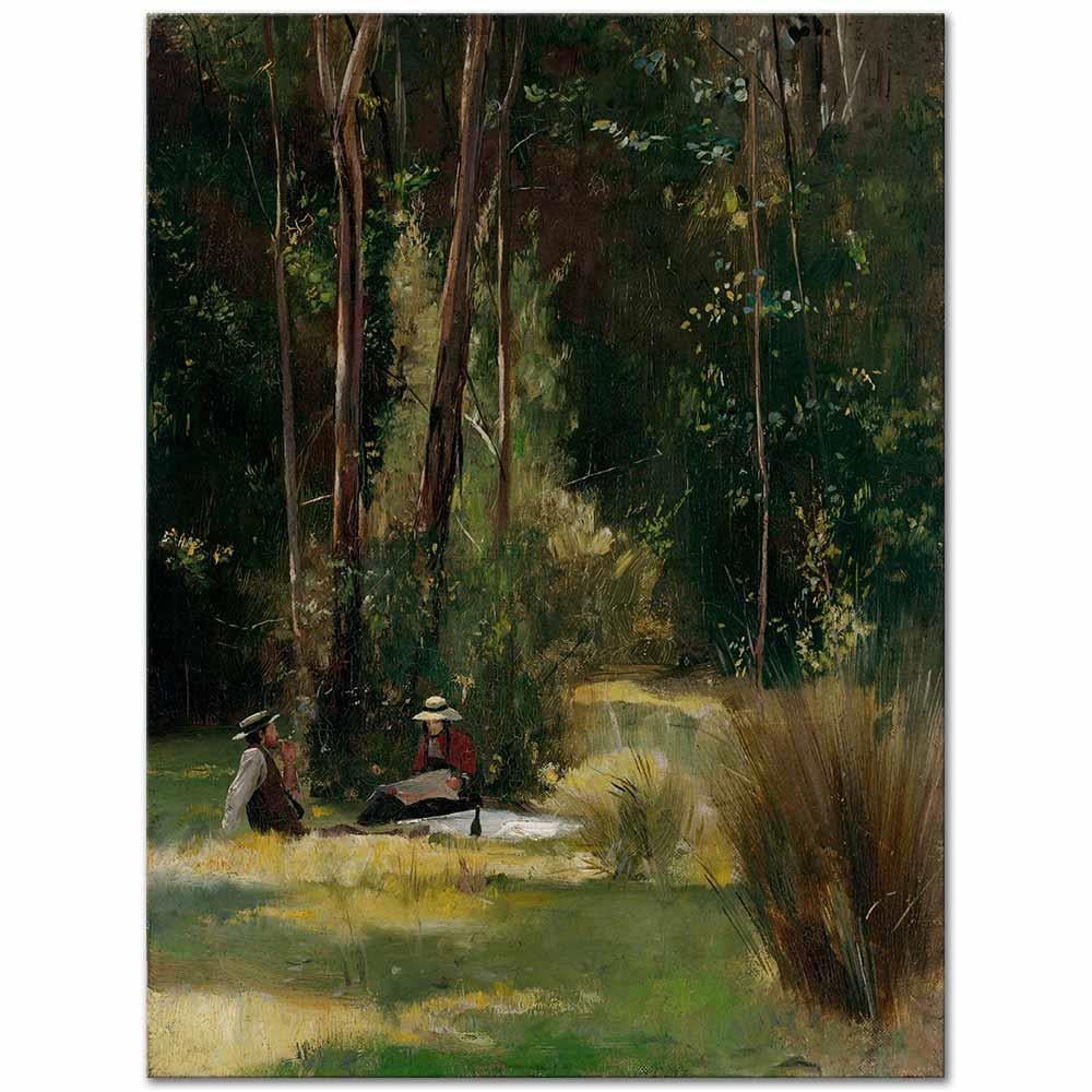 Tom Roberts Pazar Günü Öğleden Sonrası Kanvas Tablo