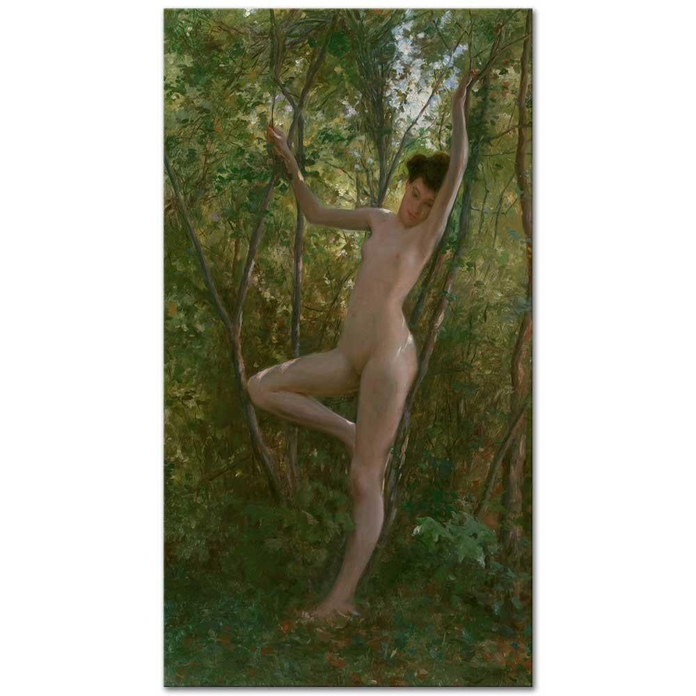 Julius LeBlanc Stewart Orman Perisi Kanvas Tablo