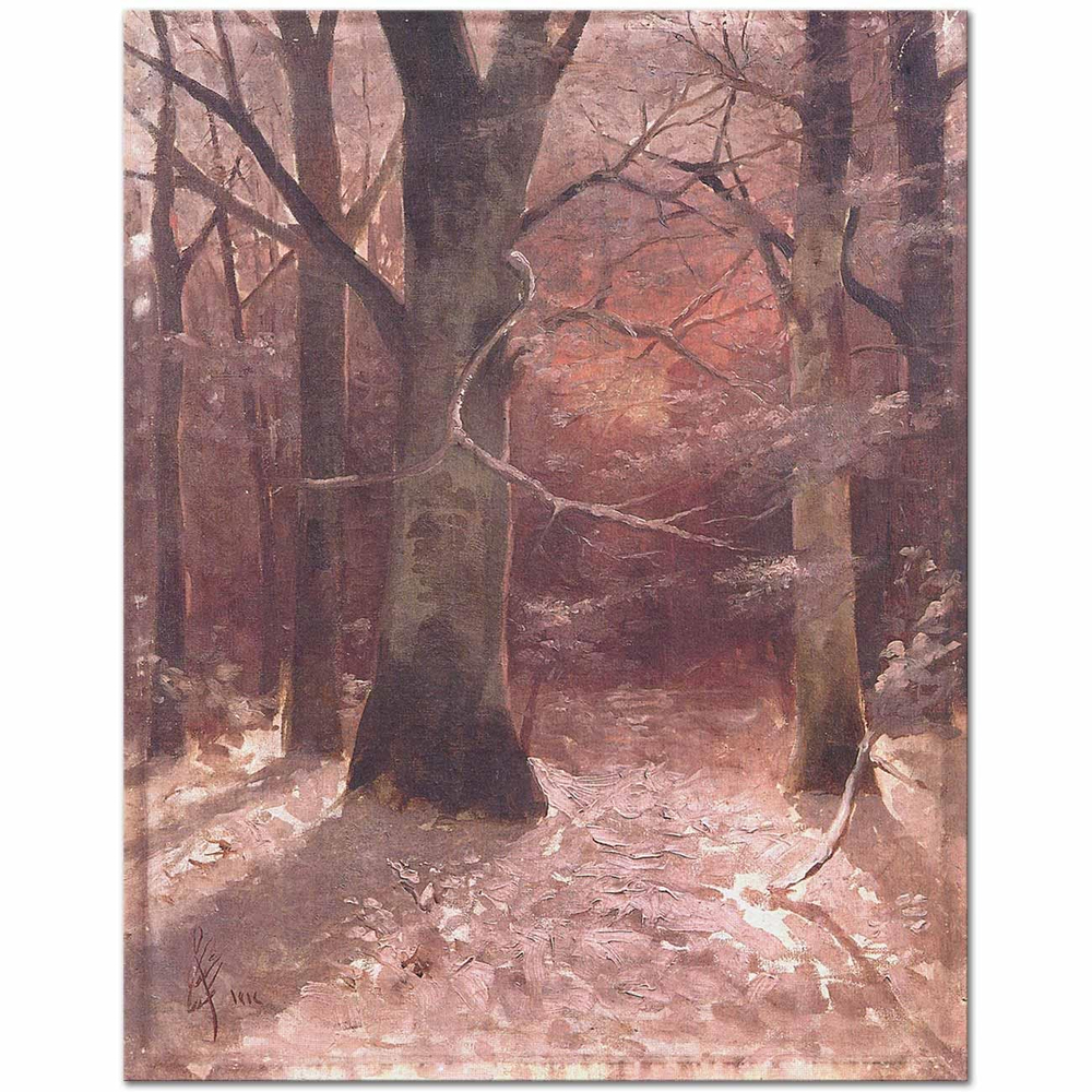 Abdülmecid Efendi Orman Manzarası Kanvas Tablo