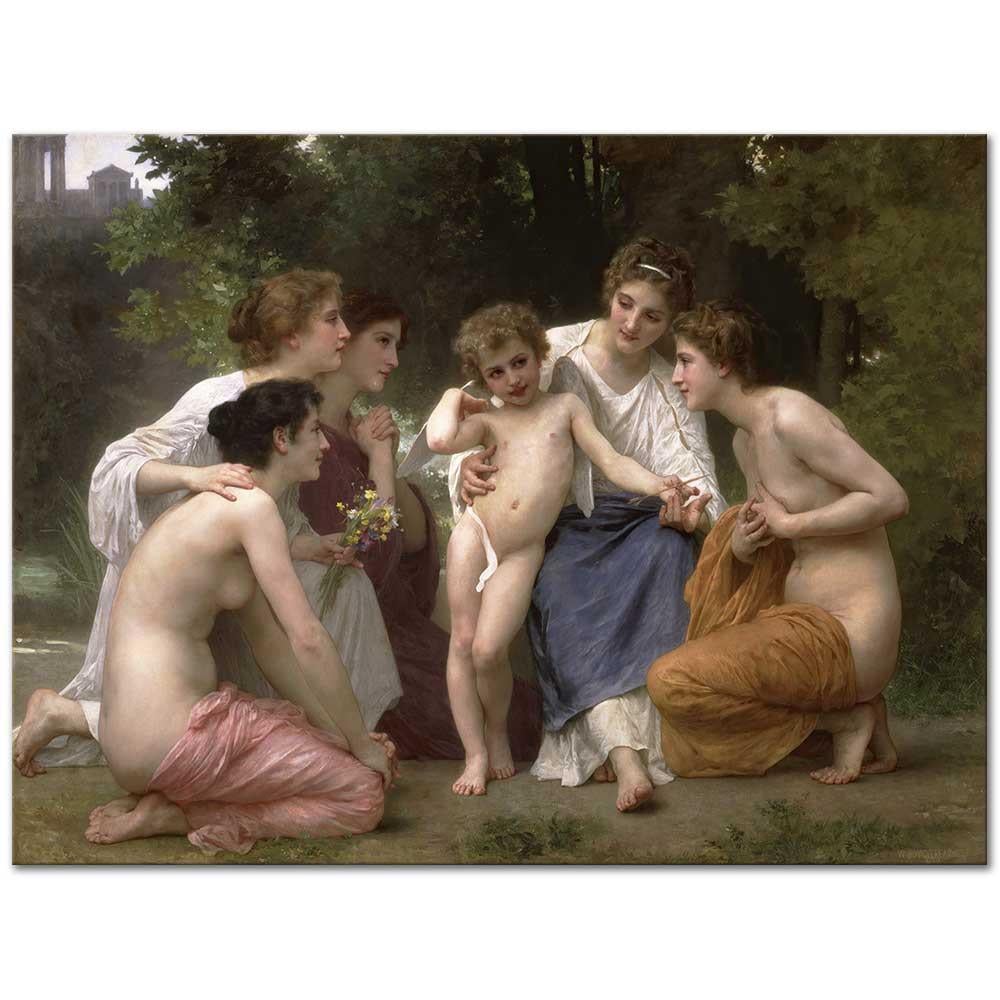 William Adolphe Bouguereau Hayranlık Kanvas Tablo