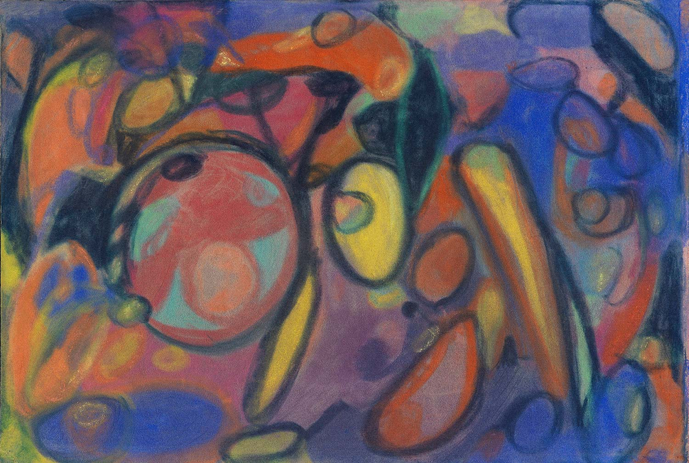 Adolf Hölzel Composition With Circle Art Print