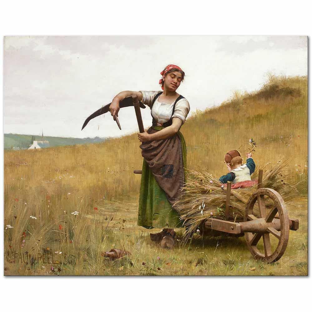 Paul Peel Hayranlık Kanvas Tablo