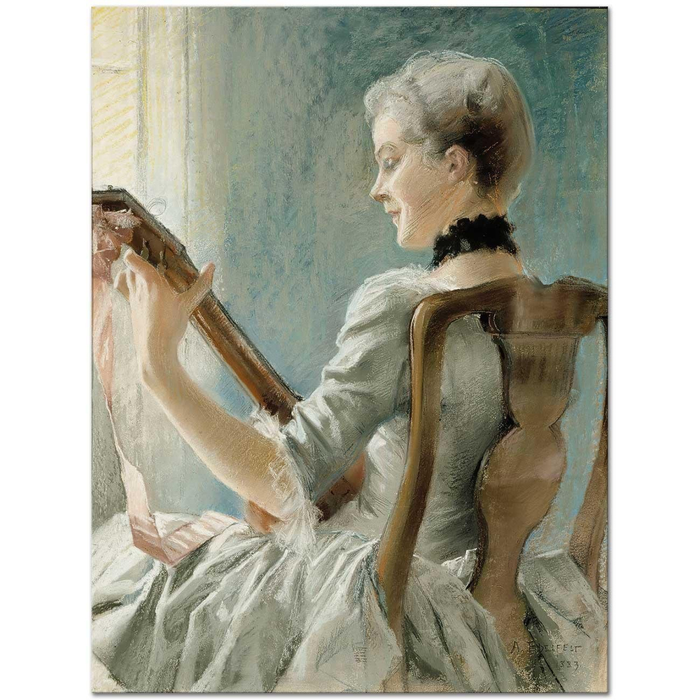 Albert Edelfelt Dalin´s Spring Song Art Print