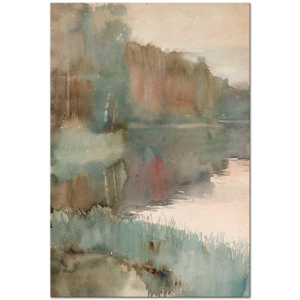 Albert Edelfelt Seashore at Haikko in Autumn Art Print