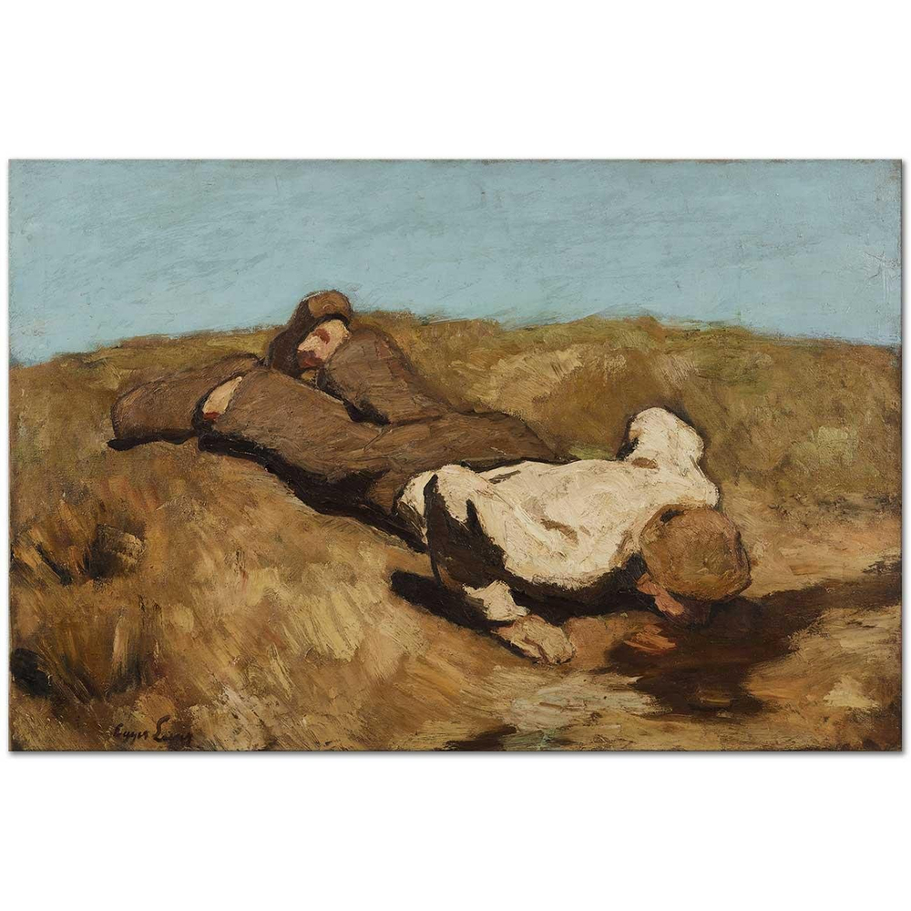 Albin Egger-Lienz Boy at the Spring Art Print