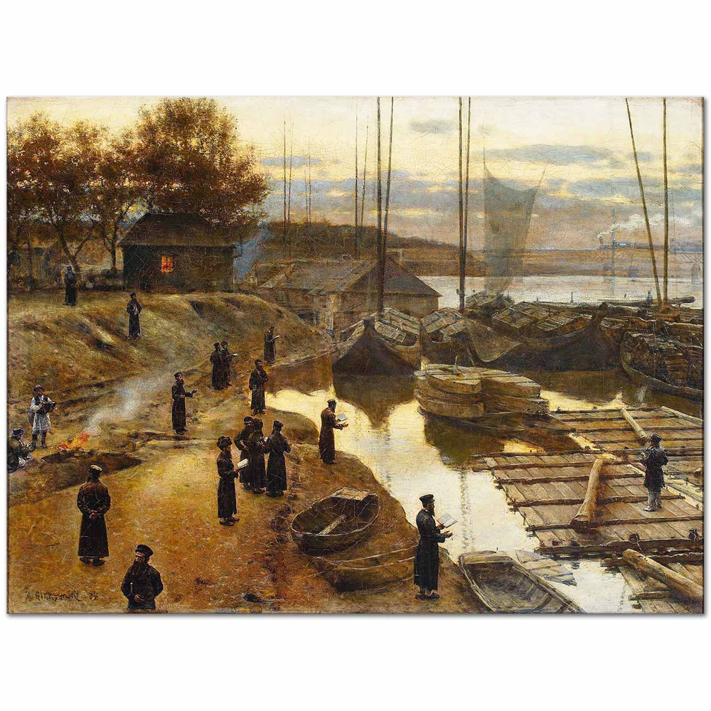 Aleksander Gierymski Kutlama Kanvas Tablo