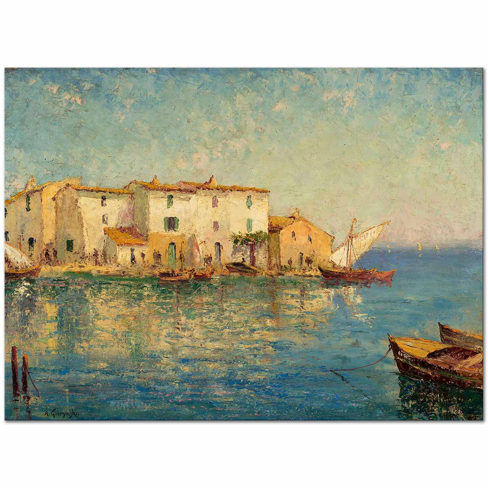 Aleksander Gierymski Venedik Manzarası Kanvas Tablo