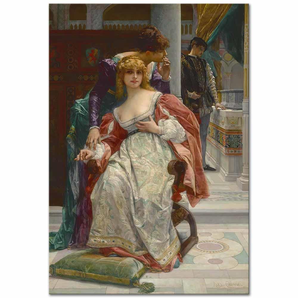 Alexandre Cabanel Güzel Portia Kanvas Tablo