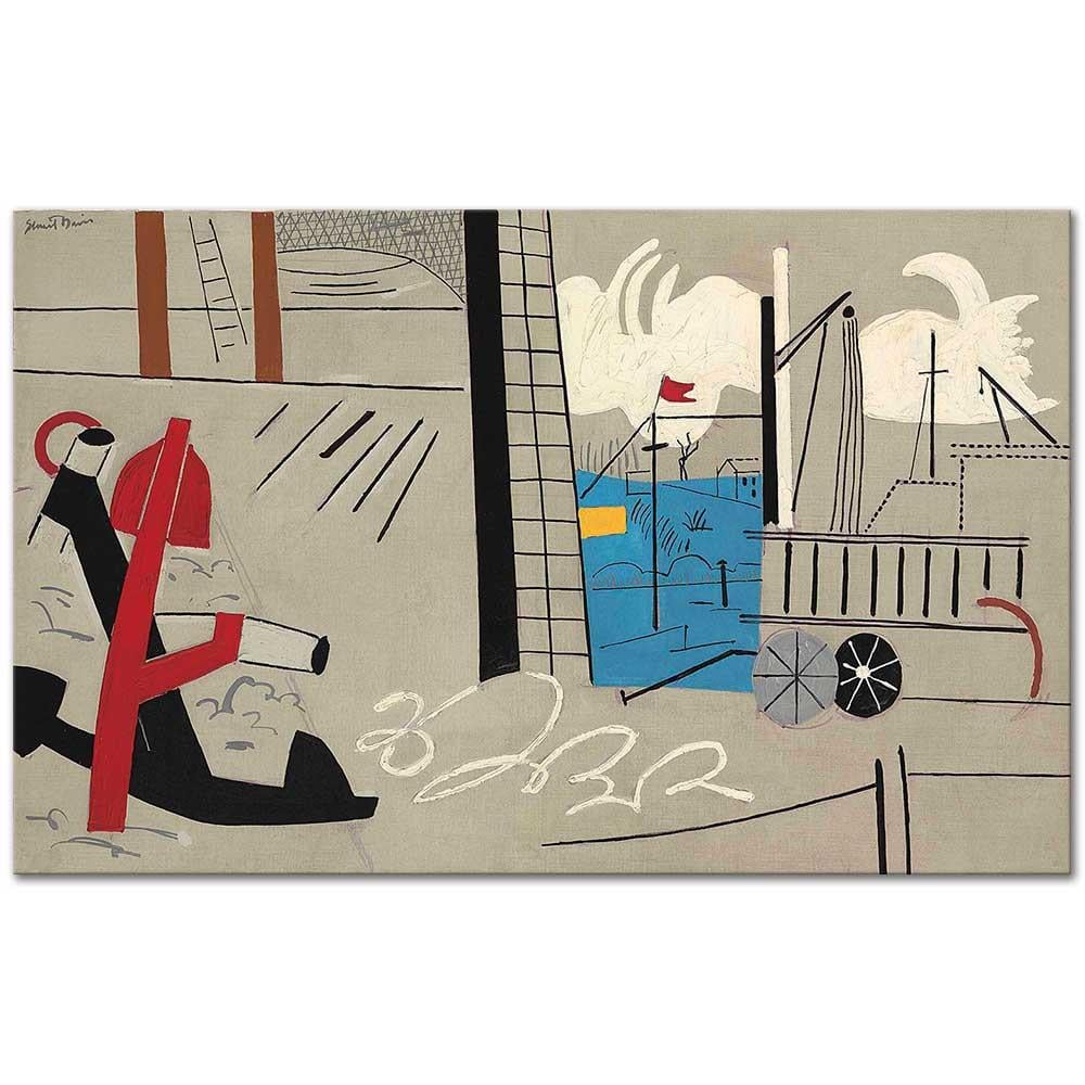 Stuart Davis Çapalar Kanvas Tablo