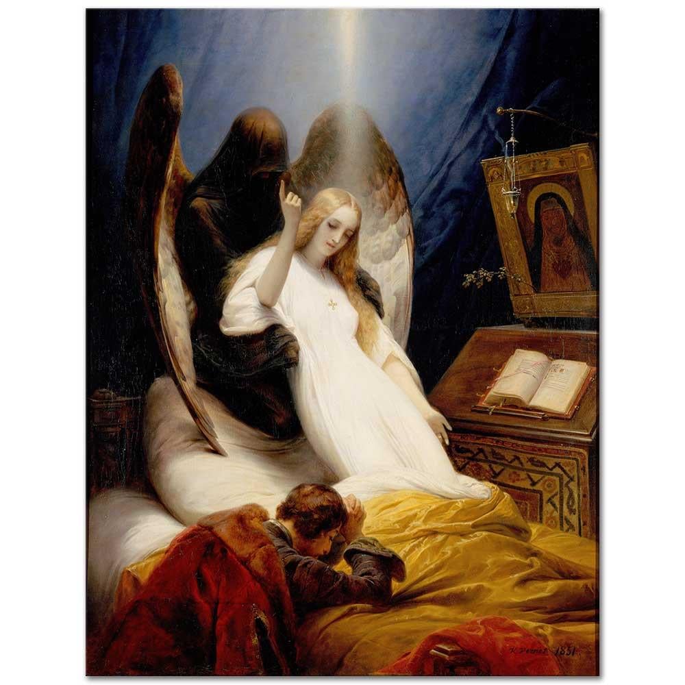 Horace Vernet Ölüm Meleği Kanvas Tablo