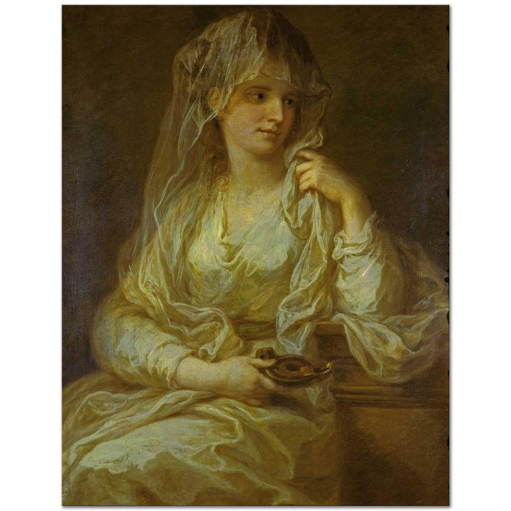 Angelica Kauffman Bir Kadın Portresi Kanvas Tablo
