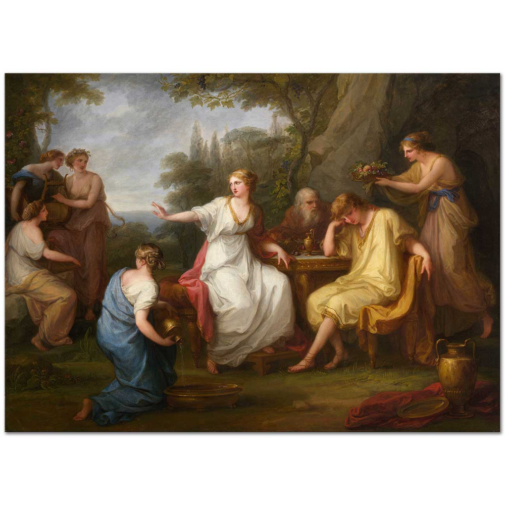 Angelica Kauffman The Sorrow of Telemachus Art Print