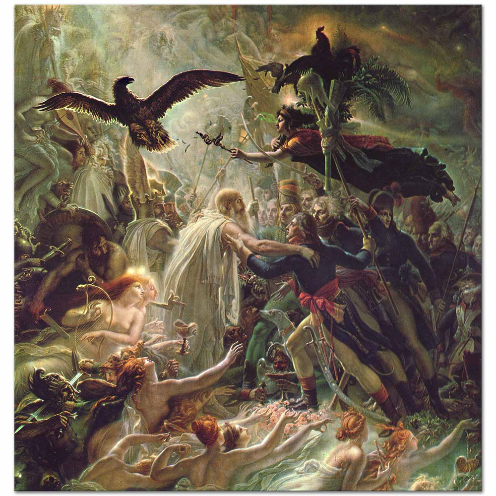 Anne Louis Girodet Karşılama Kanvas Tablo