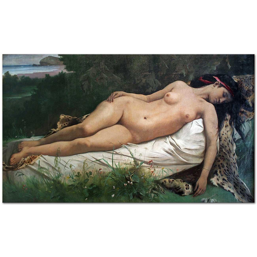 Anselm Feuerbach Anagoria Dinlenen Peri Kanvas Tablo